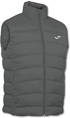 Joma Kids Quilted Gilet, Urban Gilet, Warm Gilet Grey/Charcoal 5-6 Years 116cm