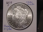 1879-S MORGAN DOLLAR CHOICE BU NICE POPULAR DATE FLASHY SEMI PL BRIGHT WHITE