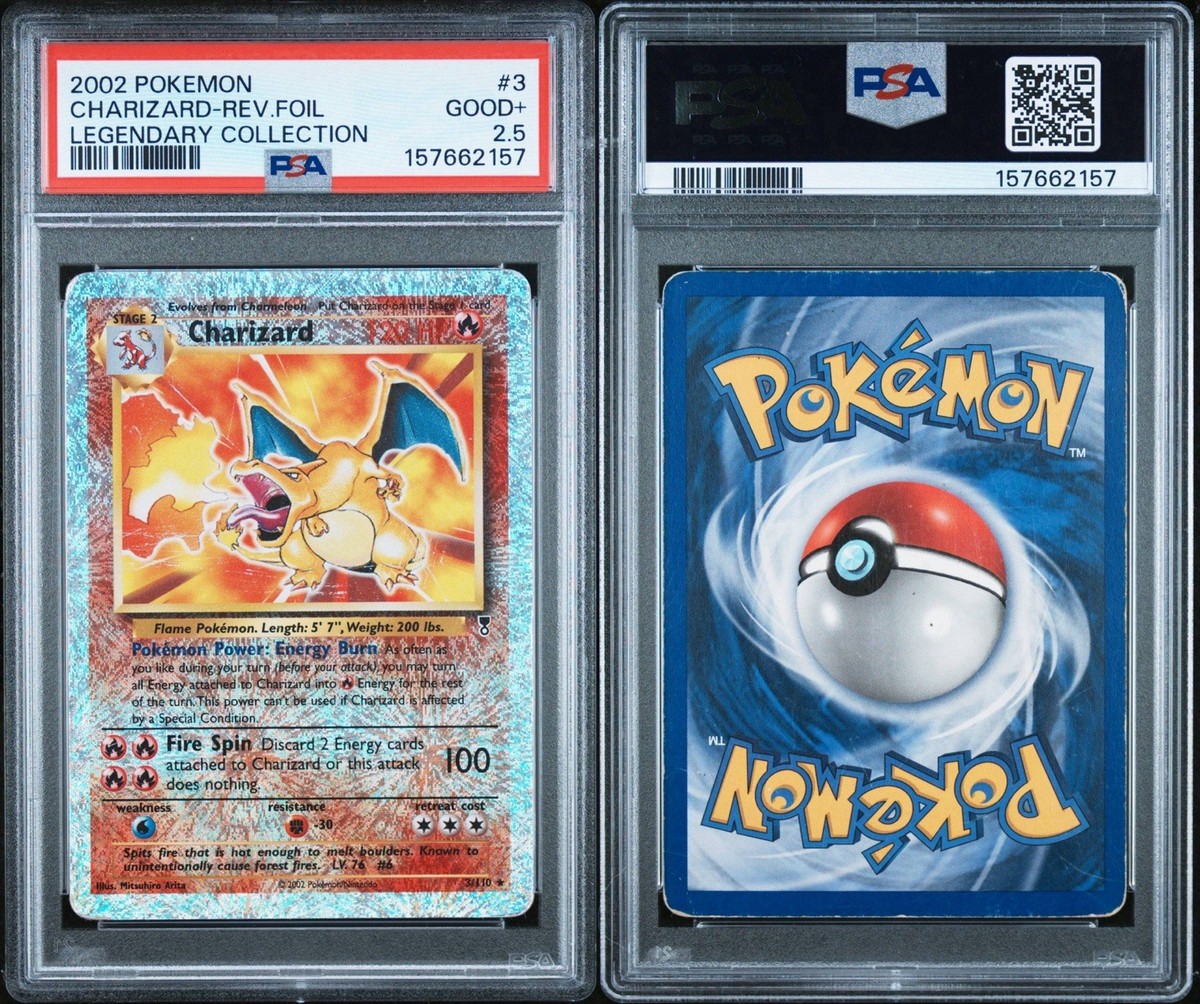 Pokémon TCG Charizard Legendary Collection 3/110 Reverse Holo Rare