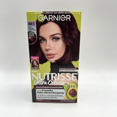 Garnier Hair Color Nutrisse Ultra Color BR2 Dark Intense Burgundy 1 Pack