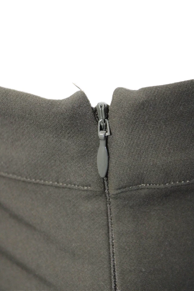 Vince Womens High Rise Straight Leg Dress Pants Dark Forrest Green Cotton Size 8 - Image 4 of 4