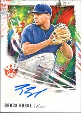 2020 Panini Diamond Kings DK Signatures #DKS-BB Brock Burke AU Texas Rangers