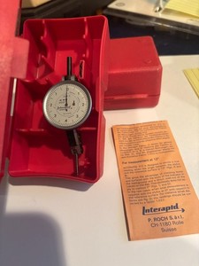 Interapid 312B-3 Dial Test Indicator .0005", Swiss Made