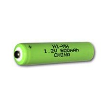 Exell 1.2V 600mAh NiMH AAA Rechargeable Battery Consumer Button Top