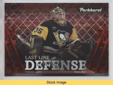 2023-24 Parkhurst Last Line of Defense Red Achievement Tristan Jarry READ 11w7