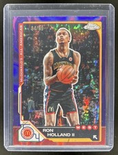 2025 Topps Chrome McDonald's Ron Holland II Purple Lava Refractor #/99