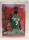 2025 Topps Chrome Basketball Red Speckle Refractor Jaylen Brown #51