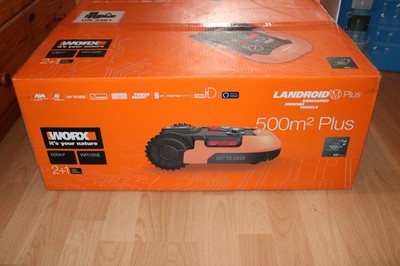 WORX Landroid M500 Plus WR165E Mähroboter, 500m² Kabelgebunden 20V einsatzbereit