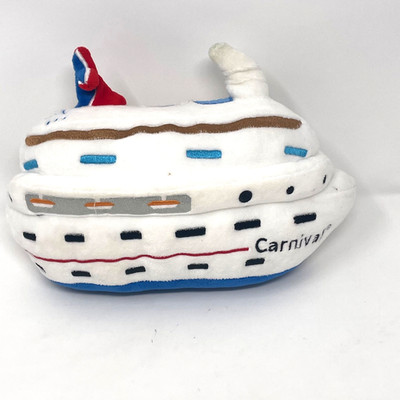 Carnival Cruise Line Plush Toy Ship Boat Travel Gift Vacation Souvenir Trip 10''