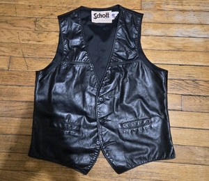 Schott Leather Vest | eBay