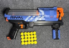 Nerf Rival XVII-3000 Blaster Blue  with 30 Rounds Ammo - Works