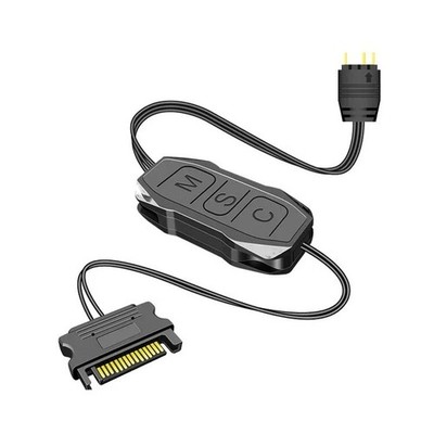 ARGB 5V 3-Pin to SATA RGB Sync Extension Cable | PC LED Controller Adapter