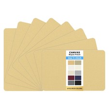 Canvas Repair Patch 5 8 Inch 8 Pcs Self-Adhesive Waterproof Fabric Patch for Sof