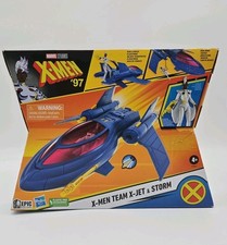 X-MEN '97 - X-MEN TEAM X-JET CON FIGURA DE TORMENTA. NUEVO, CAJA ABIERTA.