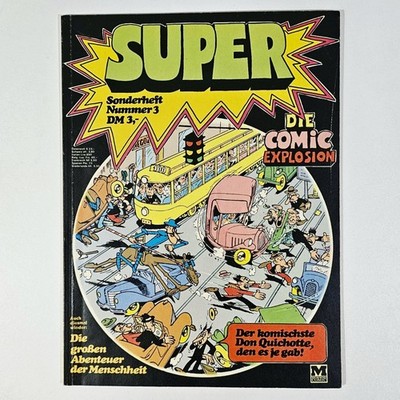 1971 Moewig Comic Explosion SUPER Sonderheft #3 dt. Z1 Jacovitti Don Quichotte