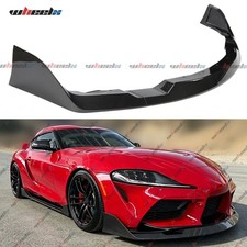 Carbon Fiber Front Bumper Lip Spoiler Ag Style For Toyota Gr Supra A90 A91 20-26 Carbon Fiber Front Bumper Lip Spoiler Ag Style For Toyota Gr Supra A90 A91 20-26