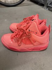 Women  s Jordan  s 4s Shoes Hot Pink Size 8.5