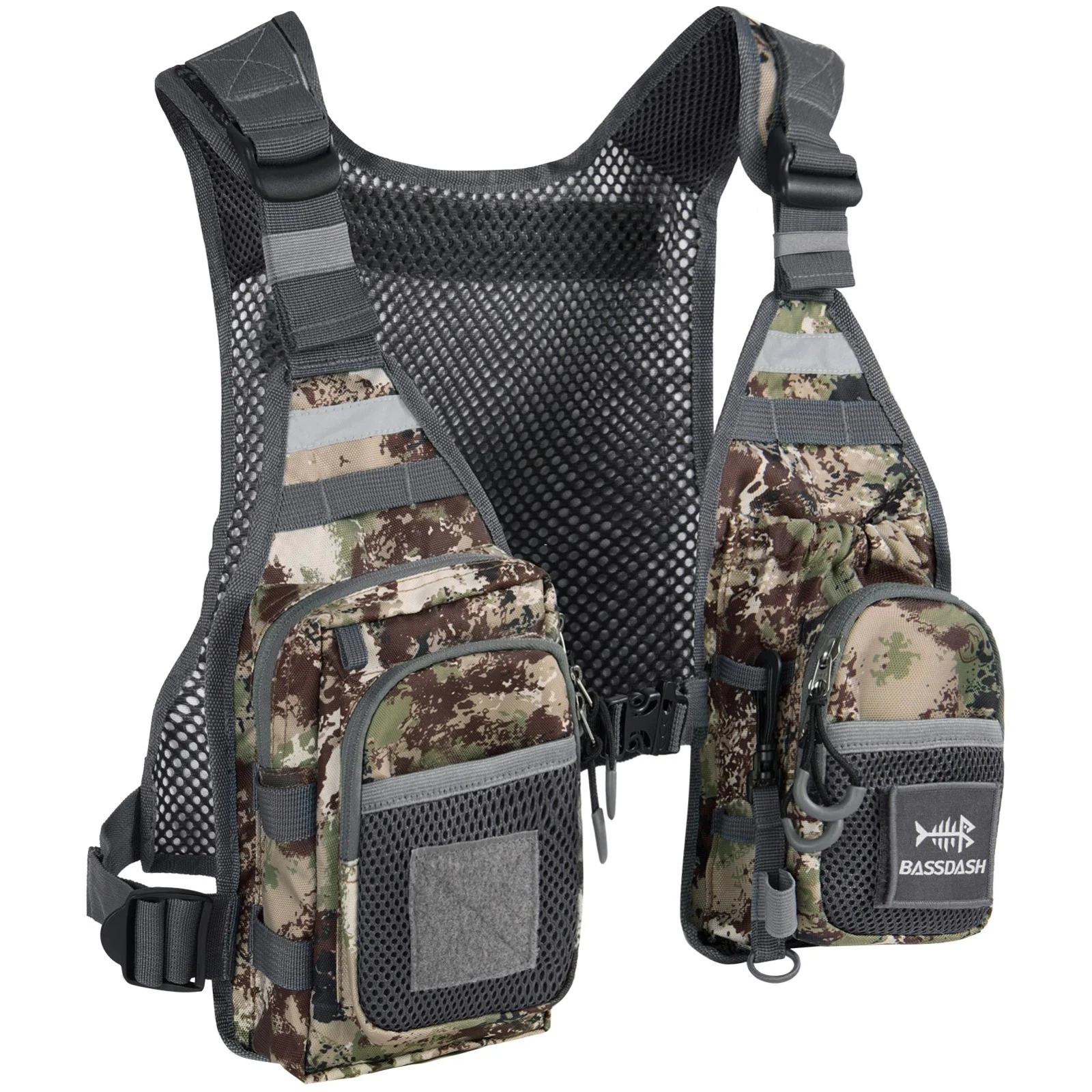 FV08 Ultra Lightweight Fly Fishing Vest - Portable Chest Pack for men & women
Opens in a new window