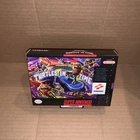 Teenage Mutant Ninja Turtles IV 4 Turtles In Time SNES 1992 TMNT CIB Read Desc