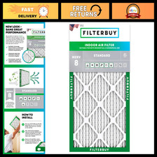 15x30x1 Air Filter MERV 8 - Dust  Allergy Defense, Electrostatic Pleated HVAC A