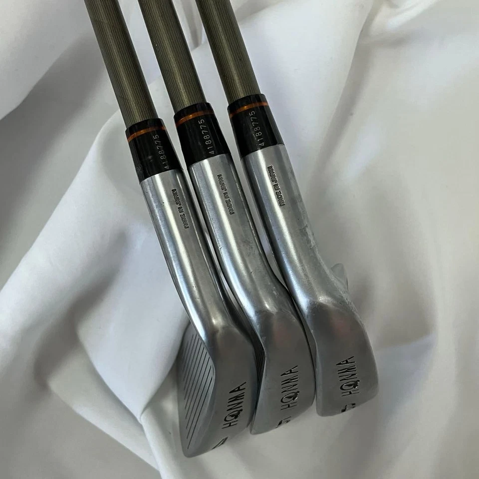 Honma LB280 3 Irons Gold Mole GP Ladies Steel Shaft Handed - Image 3 of 4