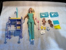 Mattel Barbie You Can Be Anything Baby Doctor Doll Complete Playset - EUC  2
