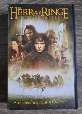 DER HERR DER RINGE DIE GEFÄHRTEN  2001 NEW LINE PRODUCTION VHS Lord of the Rings