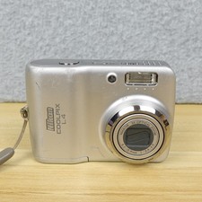 Nikon COOLPIX L4 Digital Camera 4.0 Megapixels 3X Optical Zoom Silver FOR PARTS