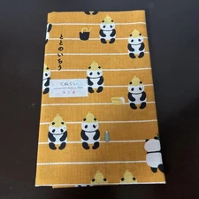 Toto Sauna Panda Tenugui Japanese Hand Towels Cloth Used Used