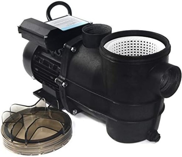 Efficient 3/4HP Above Ground Pool Pump - 2400GPH Flow Rate with Filter Basket