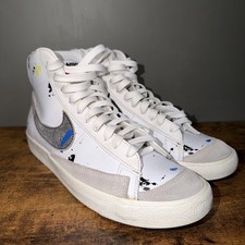 Nike Blazer Mid 77 Paint Splatter Men's Sneaker Shoes Size 9 DC7331-100