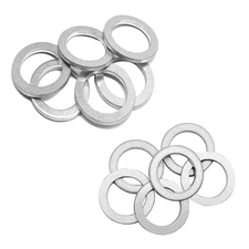 6pcs Transmission Fluid & Differential Oil Drain Plug Washers for Honda