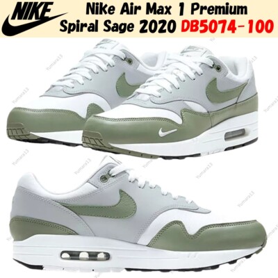Nike Air Max 1 Premium Spiral Sage 2020 DB5074-100 Men's Size