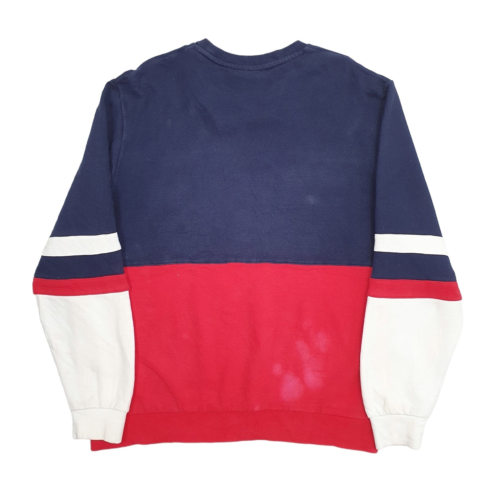 FILA 1/4 Quarter Zip Spellout Jumper Sweatshirt Mens M image 3