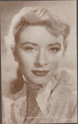 Amanda Blake Miss Kitty Gunsmoke Exhibit Card Printed in the U.S.A 1950-60s