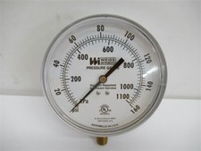 Weiss , Pressure Gauge Stainless Steel, 4-1/2" , 0 - 160 PSI
