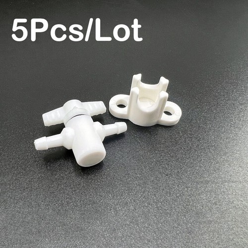 5Pcs White Plastic 2 Ways Ink Connector Adapter For Inkjet Format Printer - Picture 1 of 9