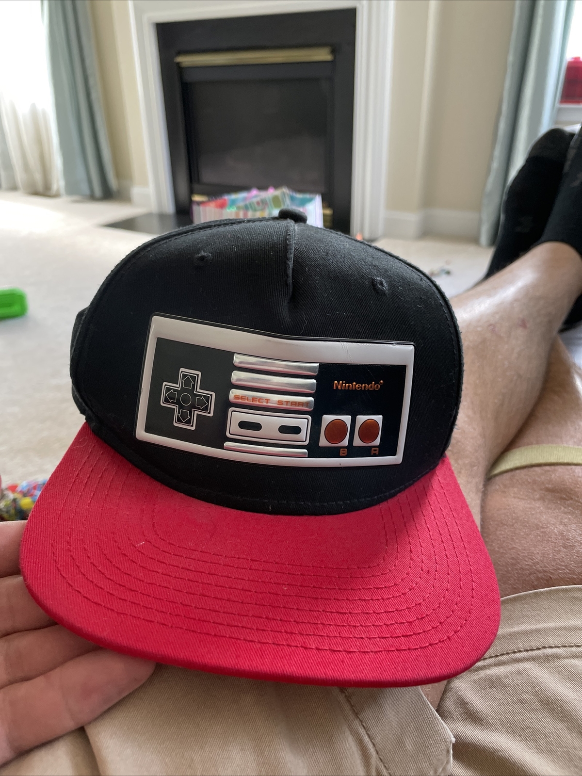 Nintendo NES Controller Baseball Hat Cap Black 20… - image 1