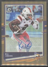 2020 Panini Donruss Optic Bronze K.J. Osborn Rookie Auto #102