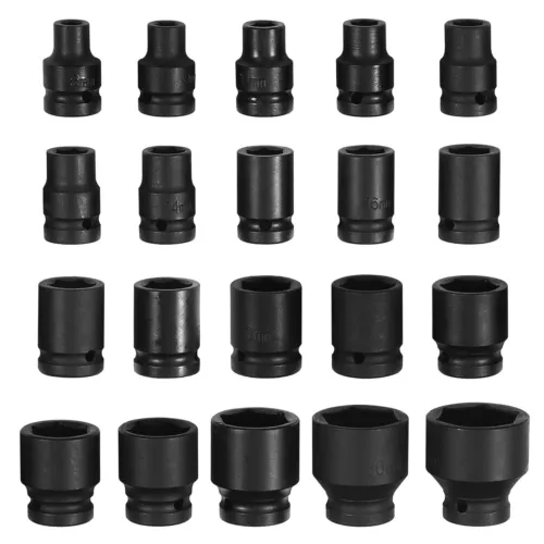 35pcs 1/2" Inch Deep Impact Socket Set Drive 6 Point Metric Garage Tool 8 - 32mm - Picture 6 of 11