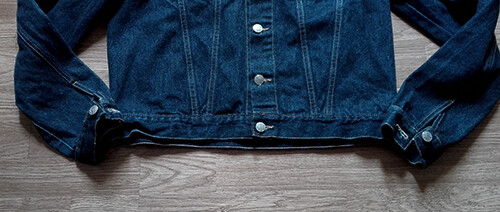 WAMPUM WPM GIUBBOTTO JEANS UOMO TAGLIA M COTONE - Foto 4 di 5