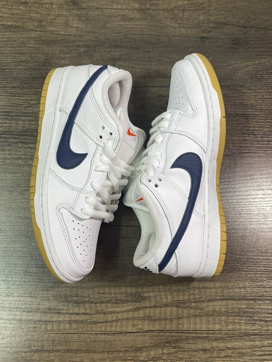 Nike Dunk SB Low “Orange Label White Navy Nike Dunk SB Low “Orange Label White Navy