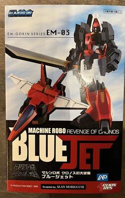 Action Toys Machine Robo Gobot Transformer EM-03 BLUE JET Gokin Revenge of  Crono