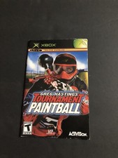 greg hastings tournament paintball xbox Manual Only