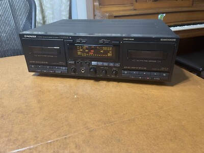 Pioneer CT-W901R Stereo Dual Double Dubbing Cassette Deck Player