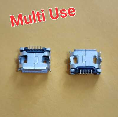 Micro USB Type B Female 5 Pin SMT Socket Jack Connector usb conector (((5Pcs))) 