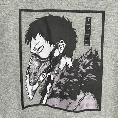 AS Colour Staple Overhaul Anime Beak Shaped Mask 100% Cotton T-Shirt Gray Large