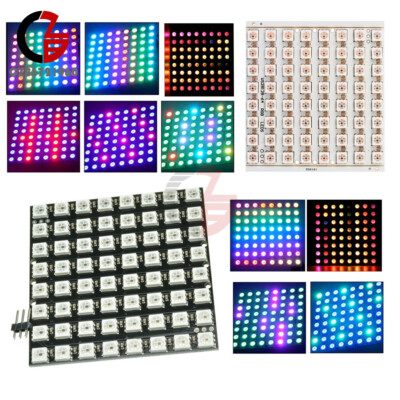 Panel De LED WS2812B 8x8 (64 LEDs) RGB Direccionable - Para Arduino, Proyectos De Iluminación Y Efectos