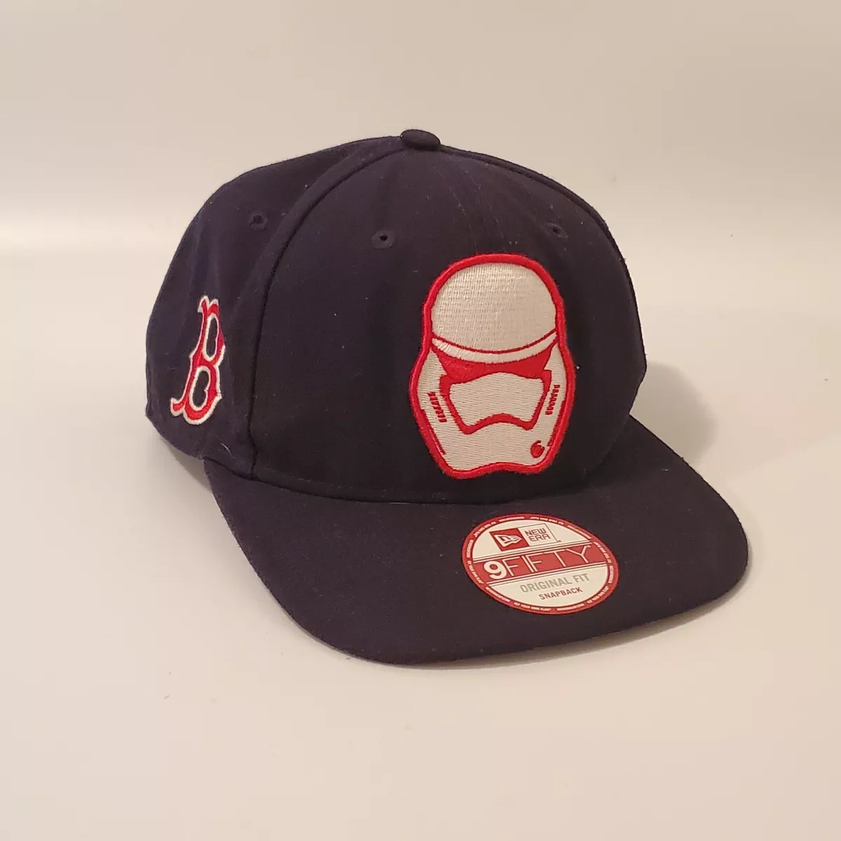 Boston Red Sox Star Wars Storm Trooper New Era Mens Snapback Hat Cap 9Fifty EUC
