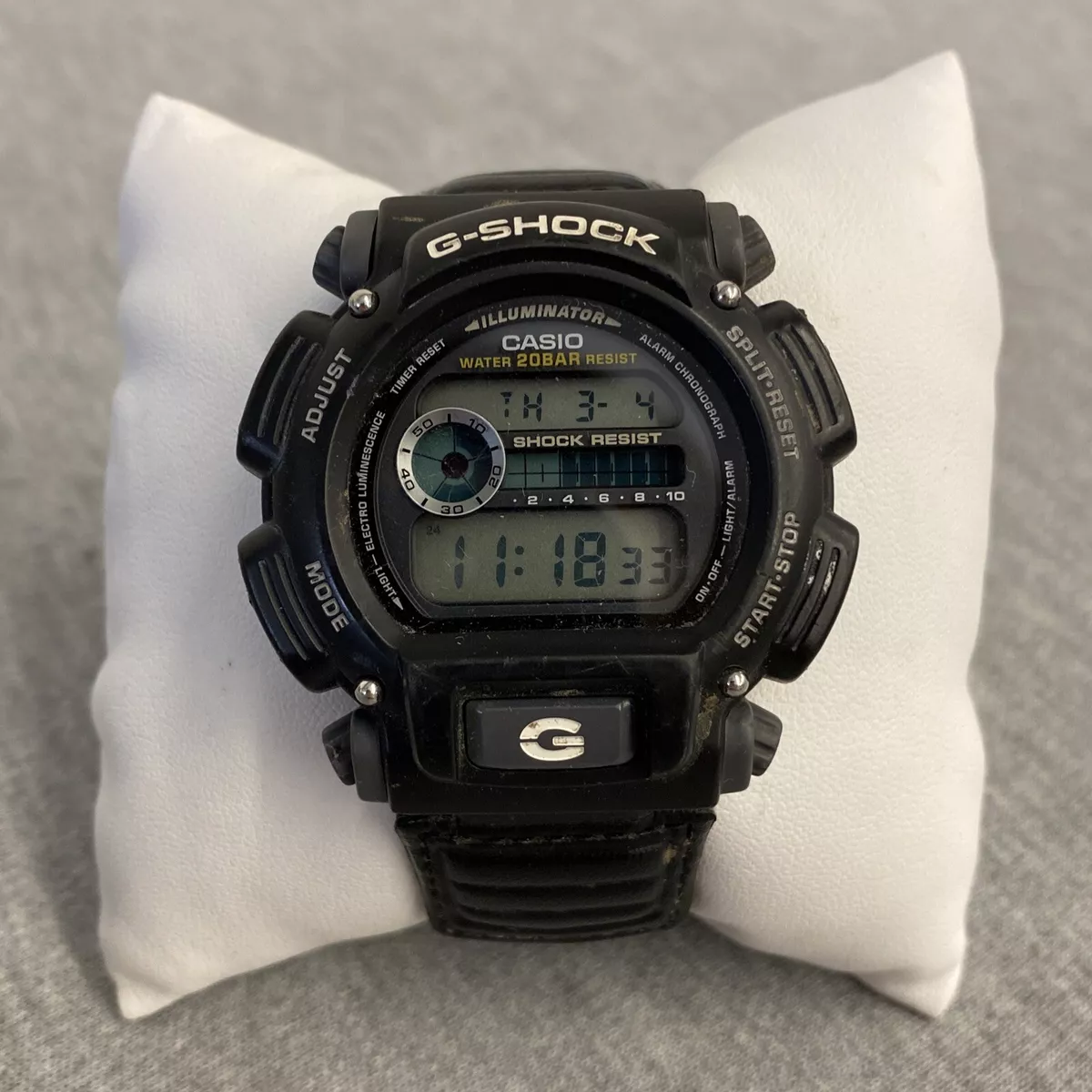 Casio G Shock 3232 DW 9052V Digital Chronograph Black Sports Watch